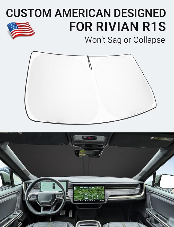 Proadsy Custom Fit 2015-2026 Benz S-Class Windshield Sun Shade, Blocks Heat | 240T Heat Shield, Drops Temp 54°F, Blocks 99% UV, Prevents Dashboard Cracking, Summer Parking & Beach Trips, Easy Twist-Fold - Image 2