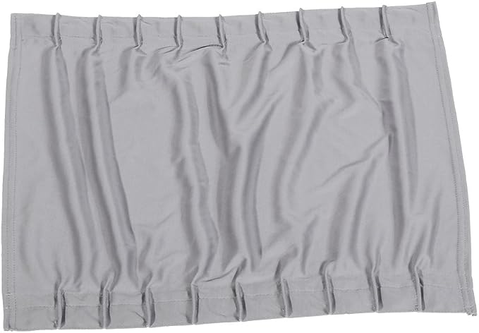 Ejoyous Car Curtains for Windows, Foldable Car Sun Shade, 2 x 50s Car Sun Shade Window Curtain Adjustable Sunshade Drape Visor Valance Curtain, Easy Installation (Grey) - Image 2
