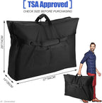 DOCEPERT Upgraded 840D Rollator Travel Bag(37”L X 29”H X 14”W) | Wheelchair Travel Bag, Carry Bags with Padded Straps for Folding Rollator Walkers, Transport Chairs, Airplane TSA Traveling - Image 3