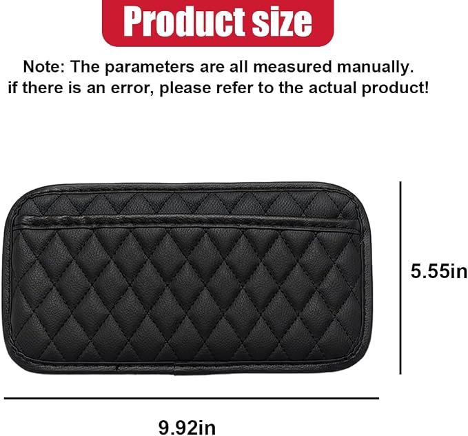 2PCS Car Side Pocket Organizer, Universal Waterproof PU Leather Auto Seat Gap Filler Storage Bag, Self-Adhesive Multifunctional Car Door Sunglasses Holder Pouch for Phone, Card (L) - Image 2