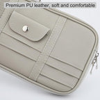 Car Sun Visor Organizer, Auto Interior Accessories Pocket Organizer - Car Truck SUV Storage Pouch Holder, with Multi-Pocket Net Zipper (Gray) - Image 5