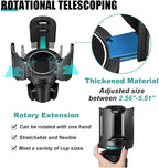 Car Cup Holder Expander, All Purpose Cup Holder Adapter with Adjustable Base, Auto Cup Organizer Expander Holder Compatible with 3.04" to 5.25" Bottles, Mugs, Drinks, Foods (2 PCS) - Image 4