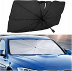 Car Sun Shade Umbrella, UV Heat Protector Front Window Sun Shield Cover Keep Interior Cool, Foldable Auto Windshield Sunshade Protect Car from Sun Heat Damage, Universal for Vehicles - Image 7
