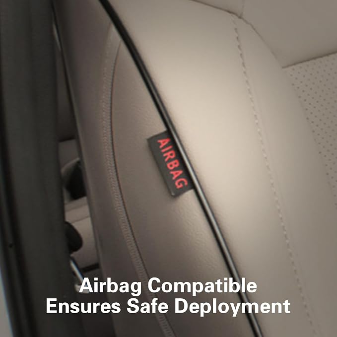 EKR Car Seat Covers for Subaru Crosstrek 2018-2023,Leatherette Full Set | Custom Fit for Subaru Crosstrek 2018-2023 (Rear W/ NO Armrest),Waterproof,Full Coverage,Faux Leather(Beige) - Image 2