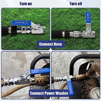 JOEJET Ball Valve Pressure Washer, 3/8" Quick Connect, 5000 PSI - Image 3