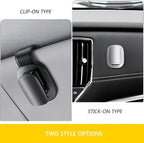 Tumecos Car Glasses Clip Sunglasses Holder Clip Glasses Box Sunglasses Clip Card Glasses Accessory Ticket Card Clip (Black 2) - Image 6