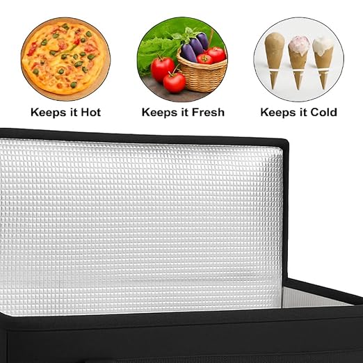 musbus 2Pack Cooler Bag Insulated Grocery Bags Large Freezer Shopping Cooler Tote for Travel Groceries Beach Thermal Food Delivery Bag to Keep Frozen Food Cold and Hot Food - Image 5