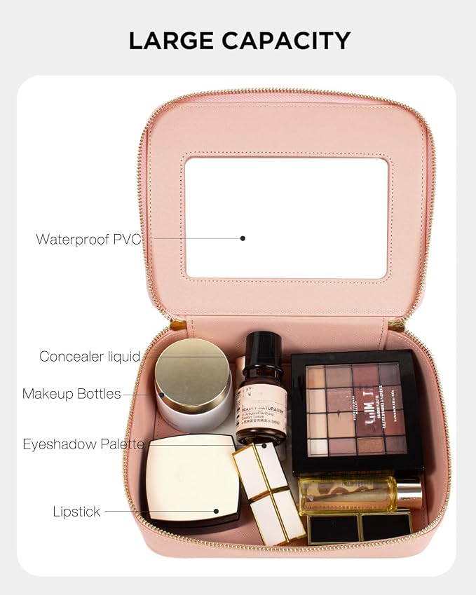 Clear American Mahjong Tile Bag, Makeup Bag Travel Cosmetic Organizer Case Waterproof Skincare Toiletry Bag with Zipper Portable Make Up Pouch Compact Car Organizer Bag for Essentials - Image 4
