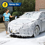 Ontel Carwash Cannon Foam Blaster Nozzle Gun for Car, Truck, Boat & More - 5 Spray Settings, Just Spray & Rinse, No Residue or Film (Packaging May Vary) - Image 3