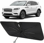 Proadsy Custom Fit 2024-2026 Lincoln Nautilus Windshield Sun Shade Umbrella | Advanced Ice Crystal Material, -54°F Cooler, Zero-Gap Sunblock, Instant Setup & Foldable Design for Summer Parking, Daily Use by Proadsy