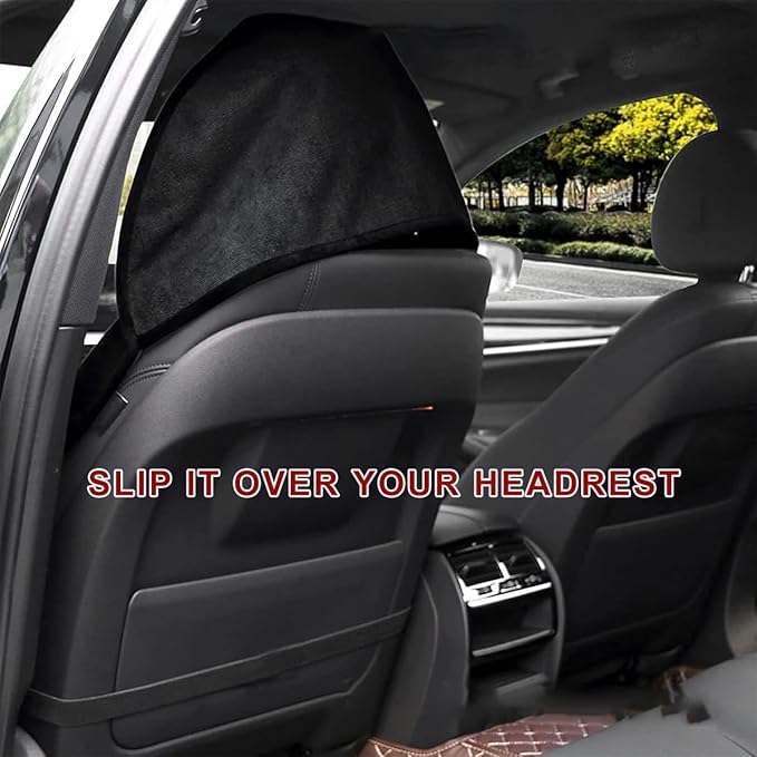 Car Towel Seat Cover, Waterproof Non-Slip Front Seat Protector for Post Gym Workout Beach Hiking, Sweatproof Washable Bucket Seat Protective Cover for Car SUV Truck Sedan (Gray) - Image 5
