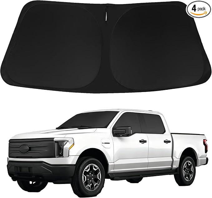 F150（2015-2024） Car Windshield Sunshade - Automotive Heat Shield Blocker | Car Privacy Front Window Covers, UV Protection and Heat Insulation for Road Trips, Napping, Camping by QZZYXYL
