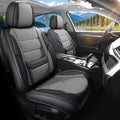 Car Seat Covers Full Set Fit For Toyota Land Cruiser 2000-2026, Black&Gray | Lumbar Support, Premium Faux Leather, Breathable, Anti-Slip, Airbag Compatible, Waterproof, Car Seat Protectors, 2 Row-5Seat by Unknown