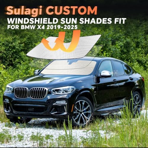 Windshield Sun Shade for BMW X4 2019-2025 - Image 6