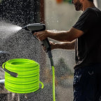 Hourleey Pressure Washer Hose 30 FT, 3600 PSI Flexible Kink Resistant Power Washer Hose Replacement, Pressure Hose Extension with 1/4" Quick Connect, Green - Image 5