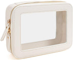Clear American Mahjong Tile Bag, Travel Makeup Bag Cosmetic Organizer Case Waterproof Skincare Toiletry Bag with Zipper Portable Make Up Pouch Compact Car Organizer Bag for Essentials by FFpaw