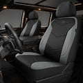 Skechers Memory Foam Seat Covers,Leather Car Seat Covers, Ultimate Comfort & Support Front Seat Covers Airbag Compatible, Automotive Universal Fit Most for SUVs, Vans, Sedans, Cars, Trucks,Gray by Unknown