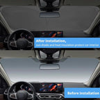 Windshield Sun Shade Car Sunshade Accessories Custom Fit 2026-2018 BMW X3 | HOHUIGO Front Window Screen Cover Foldable Sun Visor Protector Window Shade Blocks UV Rays for BMW X3 Keep Car Cooler - Image 3