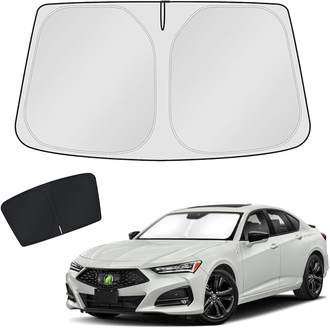 KUST Windshield Sun Shade for 2021-2025 2026 Acura TLX Sedan Accessories Sunshade Window Sun Visor Protector Foldable Blocks UV Rays Keep Your Car Cooler by KUST
