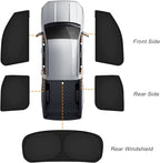 KUST Car Window Shades for Ford F-150 2015-2020 Side Window Covers with Rear Windshield Sun Shade UV Block Privacy Protection F150 Accessories for Camping Blackout 5PCS - Image 5