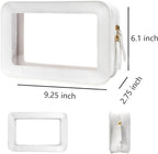 Clear Makeup Bag, White Travel Makeup Pouch Toiletry Bag for Women Waterproof Small Cosmetic Bag Case Small Make Up Bag with Zipper Car Organizer Car Essentials for Women Men - Image 6