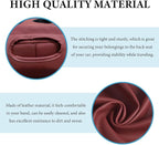 Car Back Seat Organizer, Leather Automotive Rear Seat Couch Cup Holder Expander Tray, Vehicle Cup Holder Tray Holds Snacks Remotes Phones for Truck RV Boat Couch Pillow Bed (Wine Red) - Image 3