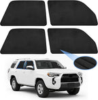 ZATOOTO 4runner Sun Shade 2017-2024, 4 Packs Soft Suede for Durable | Full Blackout for Privacy, 100% UV Protection, For Family Travel, Baby, Pet, Magnetic Quick Installation - Image 8