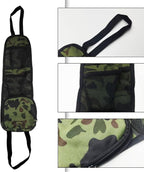Car Seat Side Storage Pocket, Car Seat Organizer Hanging Bag (1, Green) - Image 4