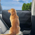 2 Pcs Car Door Protector for Dogs Waterproof Anti Scratch Pet Car Door Cover Protector Vehicle Door Guards Fits Sedans and SUVs Pet Travel （2 Pack） (Black) by NEWFOM