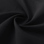 RYB HOME 2 Panels Blackout Doorway Curtains | Thermal Insulated, Privacy, Rod Pocket, Easy Installation, Drapes for Living Room Bedroom Dining Room, W34 x L80, Black - Image 2