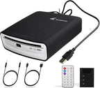 Portable Universal CD Player for Car with USB Port AUX Port,USB External CD Player for Vehicle,Laptop,Desktop,TV,Mac,Computer,for Android 4.4 and Above Navigation by Ploveyy