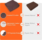 kingphenix Memory Foam Car Seat Cushion for Driving Comfort and Office Use | Coccyx and Lower Back Pressure Relief, Non-Slip Seat Cushion for Cars, Trucks, SUVs, Long Drives and Office Chairs, Brown - Image 7