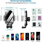 miracase Cup Phone Holder for Car, [Upgraded Version] Adjustable Long Neck Car Cup Holder Phone Mount Cradle Friendly Compatible with iPhone Samsung Google and All Smartphones, Silver - Image 6