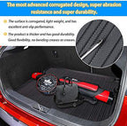 Powerty Trunk Mat for Mercedes-Benz GLE W166 2015-2019 (NOT Fit 2020 GLE 350 with 5 Seats, 2018 550e Hybrid), All Weather TPE Cargo Mat Liner for GLE Rear Trunk - Image 2