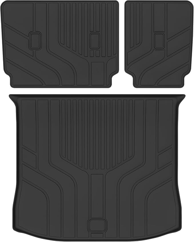 Cartist Cargo Mat Compatible with Ford Edge 2015-2024 Accessories Cargo Liner TPE All Weather Anti-Slip Odorless by cartist
