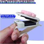 2PCS Cute Bow Glasses Holders for Car Sun Visor, Automotive Leather Sunglasses & Ticket Card Organizing Clip, Universal Vehicle Interior Eyeglasses Mount for Cars, Trucks, SUVs (Pink) - Image 5