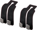 GoldenLife Headrest Hooks for Car, 2 Pack Premium Car Bag Hooks | Secure Heavy-Duty, Elegant & Universal Fit Car Hooks for Purses Handbags Grocery & Backpacks (Black) by Unknown