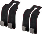 GoldenLife Headrest Hooks for Car, 2 Pack Premium Car Bag Hooks | Secure Heavy-Duty, Elegant & Universal Fit Car Hooks for Purses Handbags Grocery & Backpacks (Black) by Unknown
