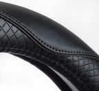 Rueesh Steering Wheel Cover Microfiber Leather Universal for 14.5-15 Inch | Anti-Slip Car Wheel Cover for Women and Men, Durable, Breathable Embossing, Soft Padding - Image 8