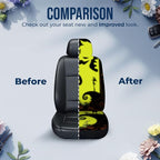 GENANY Horror Car Seat Covers Set of 2, Horror Breathable Front Seat Covers for Truck Sedan SUV, Couple Car Accessories, Horror Gift for Women Men - Image 7