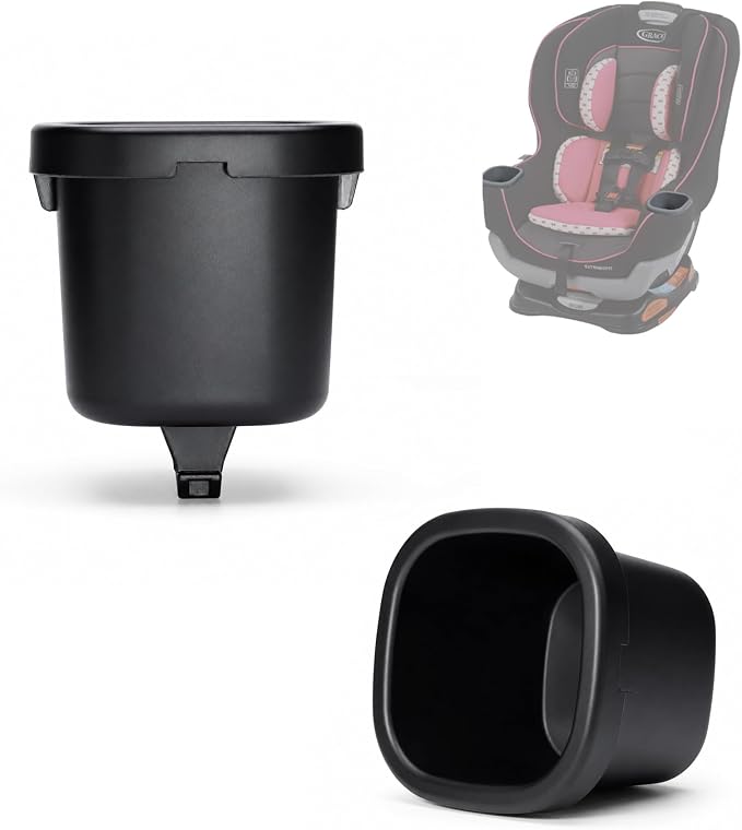2-Pack Replacement Cup Holder Set for Graco Extend2Fit 2-in-1 Car Seat, Injection-Molded Car Seat Replacement Parts by YENANA