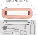 Travel Clear Makeup Bag Set, TSA Approved Cosmetic Bag Case with Zipper Portable Makeup Pouch Toiletry Bag Traveling Cosmetic Organizer Storage Bag Car Organizer Car Essentials - Image 4