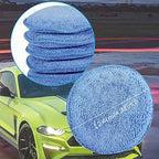 FONAROLL Microfiber Wax Applicator Pads, Car Wax Applicator, Buffing & Detail Polishing Foam Pads for Car Cleaning and Fine Polishing (5" Diameter, 6 Pack)… - Image 4