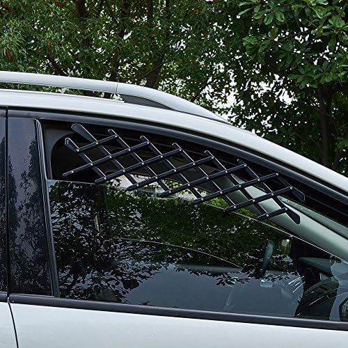 XianghuangTechnology Window Pet Gate, Universal Pet Dog Puppy Ventilation Grill Mesh Vent Guard Safe Car Window Protection Mesh for Cars, Trucks & SUV - 2 Pack - Image 3