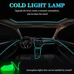 EL Wire Car Interior LED Strips Lights, 16FT 5V USB Auto Neon Light Strip, Electroluminescent Vehicle Interior Ambient Lighting Decor, Universal for RV, SUV, Truck (Fluorescence Green) - Image 4