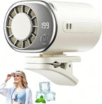 Car Clip On Air Conditioner Fan with LED Display, 2026 New Portable Air Conditioners for Car, 360° Rotation Adjustable Mini Cooling System, Hands-Free Clip on fan for Auto Vehicle by Unknown