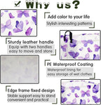 Rectangular Purple butterfly basket,Girls Storage Bin Organizer,Baby Storage Basket,Kids Storage Baskets for kids Bedroom,Gift bin,Butterflies house Decor,Gift baskets(Purple butterfly) - Image 6