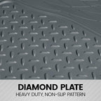 BDK Heavy Duty Rubber Cargo Mat Liner - All-Weather Trunk Protection, Trim-to-Fit Design for Cars, SUVs, Vans & Trucks - Non-Slip, Waterproof, Durable Cargo Floor Liner - 46" x 56.75" x 0.25" - Gray - Image 6