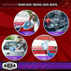 AIDEA Car Wash Mitt Microfiber, 1PK, Car Wash Brush, Blue, 7.12''X10.14'' - Image 7