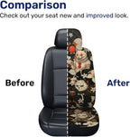 GENANY Horror Character Collage Car Seat Covers, 2-Piece Front Seat Set | 2-piece polyester front seat cover set, each 49.5 x 19.6 inches, with adjustable straps and hooks - Image 7